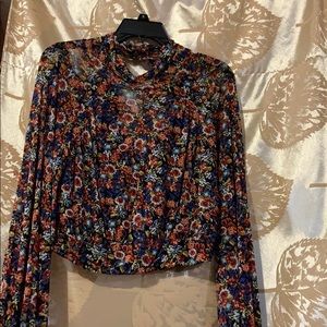Beautiful Shirt with flowers worn once